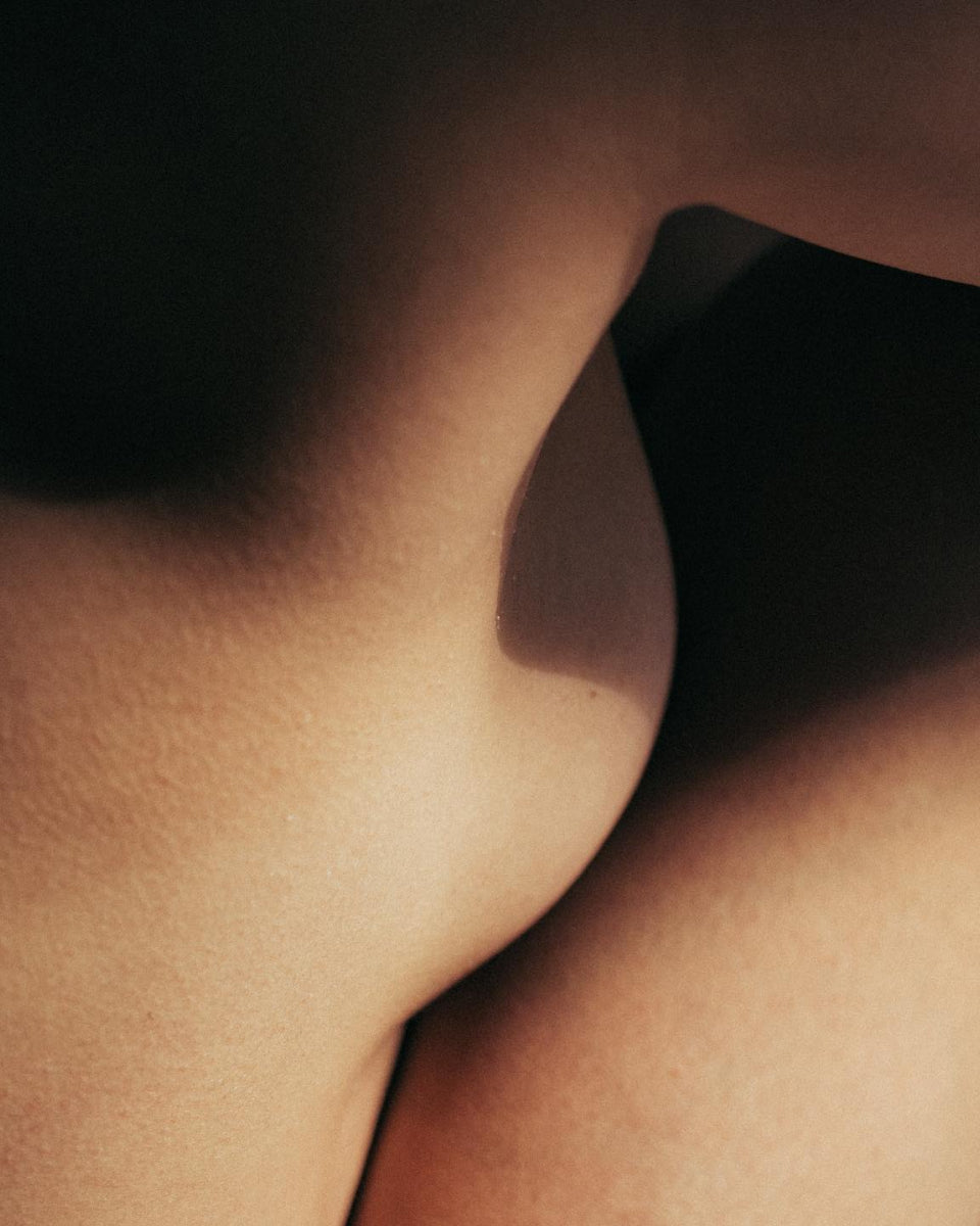 Close-up of natural light and skin