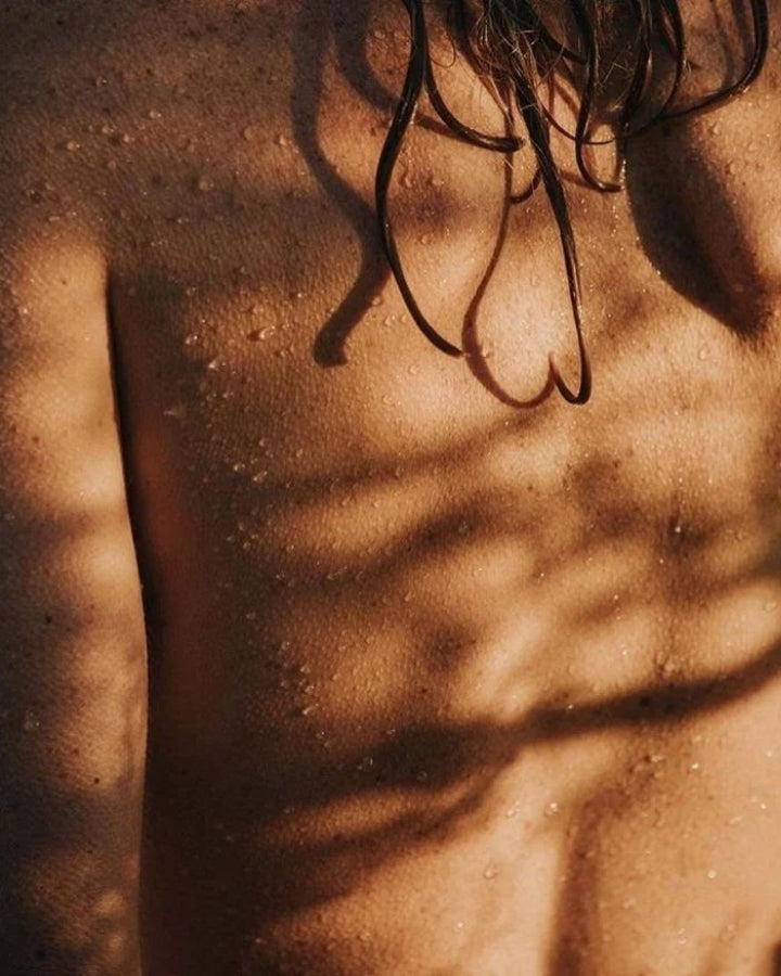 Warm light across skin