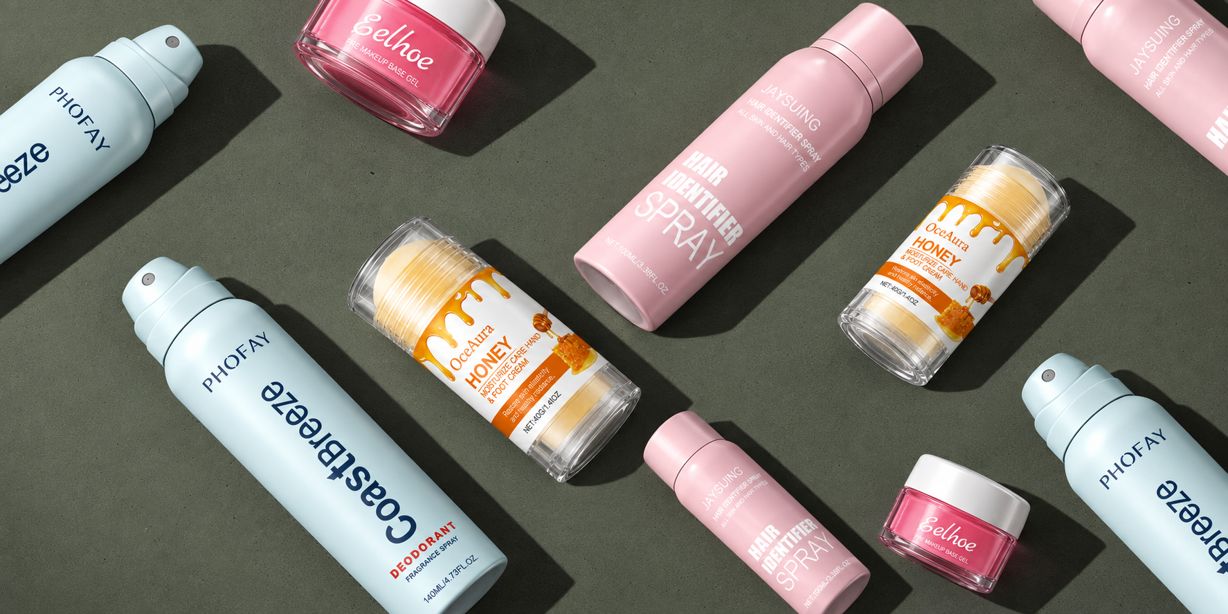 A selection of actual CoastBreeze, JAYSUING, OceAura, and Eelhoe products